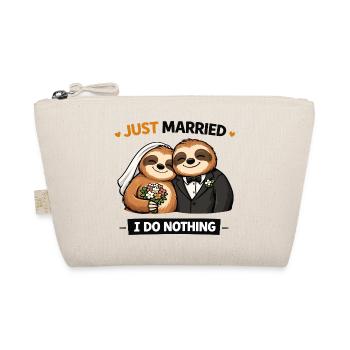 Mariage de paresseux tout juste mariés - Trousse biologique - nature - Devant