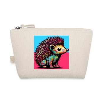 hedgehog - Organic Pouch - nature - Front