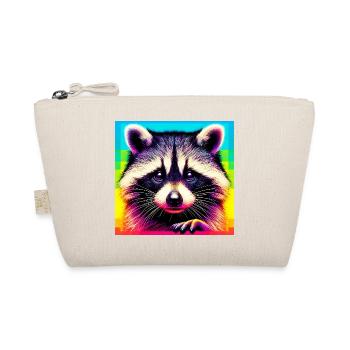 Raccoon - Organic Pouch - nature - Front
