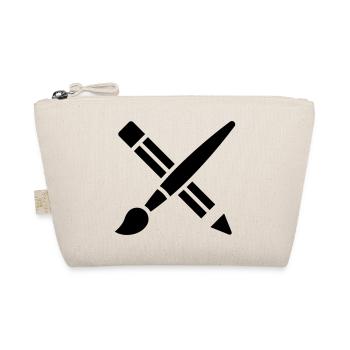 Brush, Pencil, Crafting, Art Icon - Organic Pouch - nature - Front