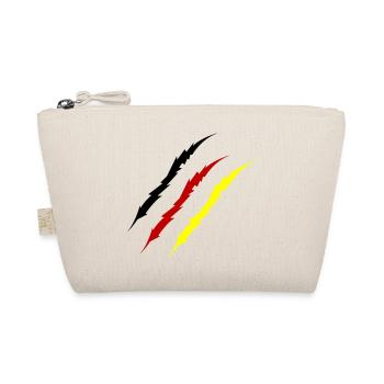 krallen_deutschland_-2- - Bio-Täschchen - Natur - Vorne