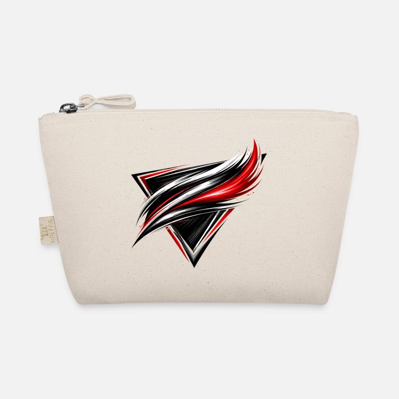 Triangle de design de justaucorps Rouge Blanc Style sportif Trousse biologique