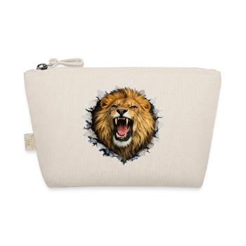 Ruige Leeuw breaks through paper - Organic Pouch - nature - Front