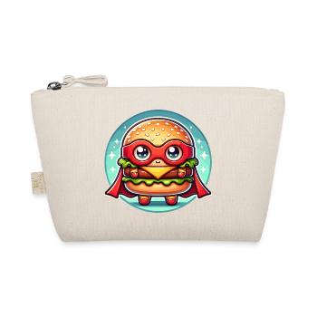 Hamburger Superhero Burger Held Fast Food Snack - Organic Pouch - nature - Front