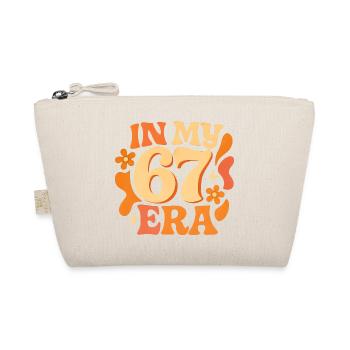 In My 67 Era Italian Brainrot Humor Birthday - Organic Pouch - nature - Front