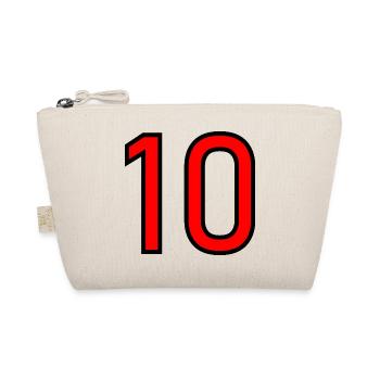 10. 10 YEARS. 10th ANNIVERSARY. 10 YEAR ANNIVERSARY. - Organic Pouch - nature - Front