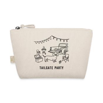 tailgate party dackel - Bio-Täschchen - Natur - Vorne