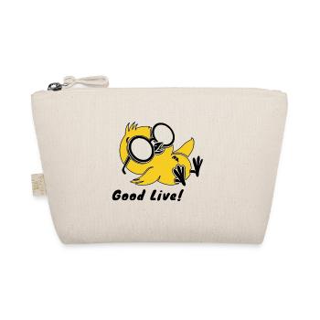 Good Life Penguin Funny Sunglasses Chill Tee - Bio-Täschchen - Natur - Vorne