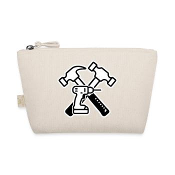 Werkzeug Wappen Outline - Bio-Täschchen - Natur - Vorne