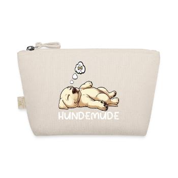 Hundemüde Labrador Labradorbesitzer Labradorhalter - Bio-Täschchen - Natur - Vorne
