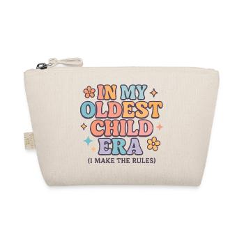 Daughter Family Humor In My Oldest Child Era - Organic Pouch - nature - Front