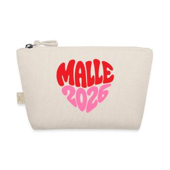 Mallorca Malle 2026 Love - Organic Pouch - nature - Front