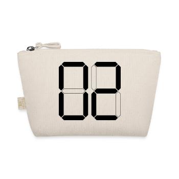 NUMBER 02 Zero Two Birthday Gift Digital - Organic Pouch - nature - Front