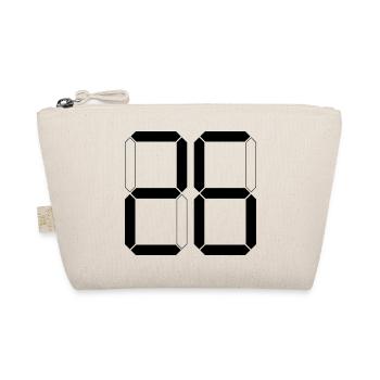 NUMBER 26 Twenty-Six Gift Digital - Organic Pouch - nature - Front