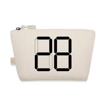 NUMBER 28 Twenty-Eight Gift Digital - Organic Pouch - nature - Front