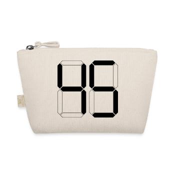 NUMMER 45 Fünfundvierzig Geschenk Digital - Bio-Täschchen - Natur - Vorne