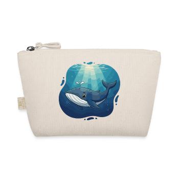 Oceanic whale in sunlight - Organic Pouch - nature - Front
