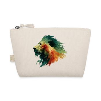Lion's Head Watercolor - Organic Pouch - nature - Front