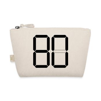 NUMBER 80 Eighty Gift Digital - Organic Pouch - nature - Front