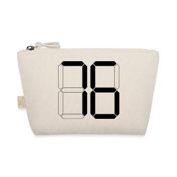 NUMBER 76 Seventy-Six Gift Digital - Organic Pouch - nature - Front