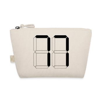 NUMBER 77 Seventy-Seven Gift Digital - Organic Pouch - nature - Front