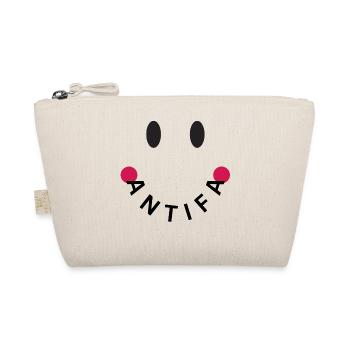 Friendly Antifa Original - Organic Pouch - nature - Front