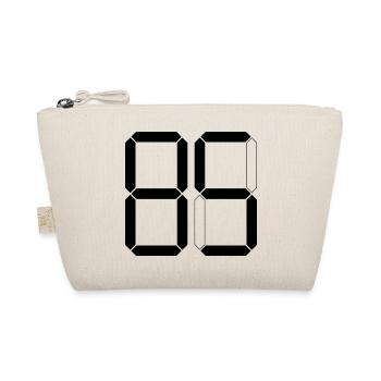 NUMBER 85 Eighty-Five Gift Digital - Organic Pouch - nature - Front