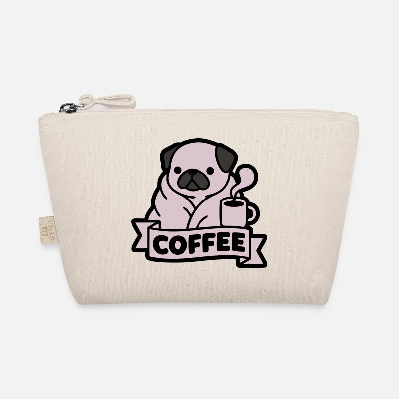 Pug Coffee Morning Grouch Banner Organic Pouch