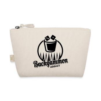 Backgammon Addict | Board Game | Gift - Organic Pouch - nature - Front