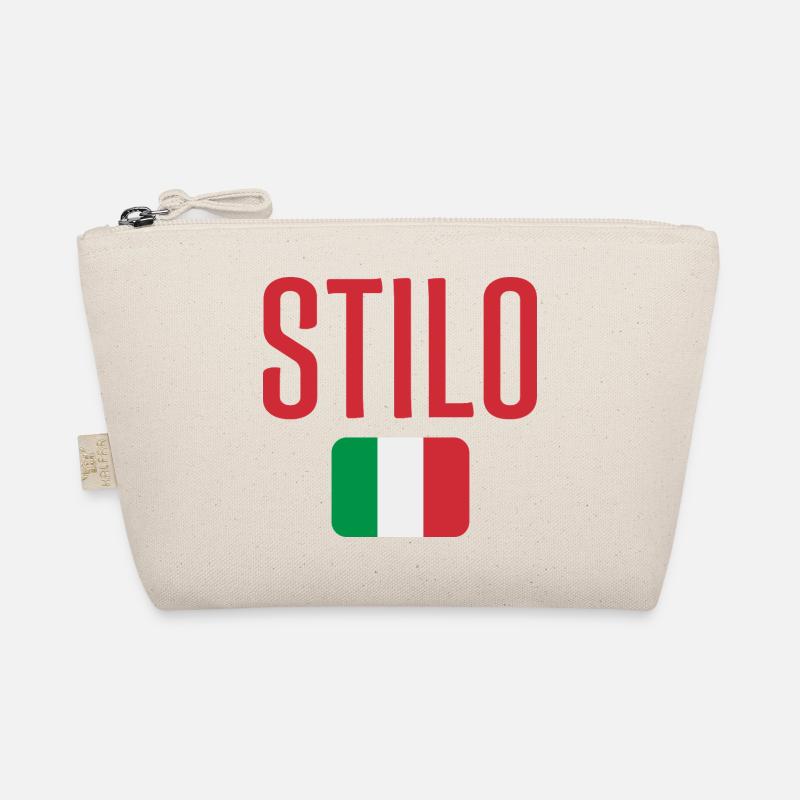 Stilo Italy Flag Emblem Organic Pouch