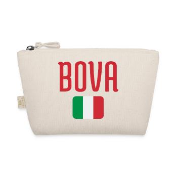 BOVA Italian Flag - Organic Pouch - nature - Front
