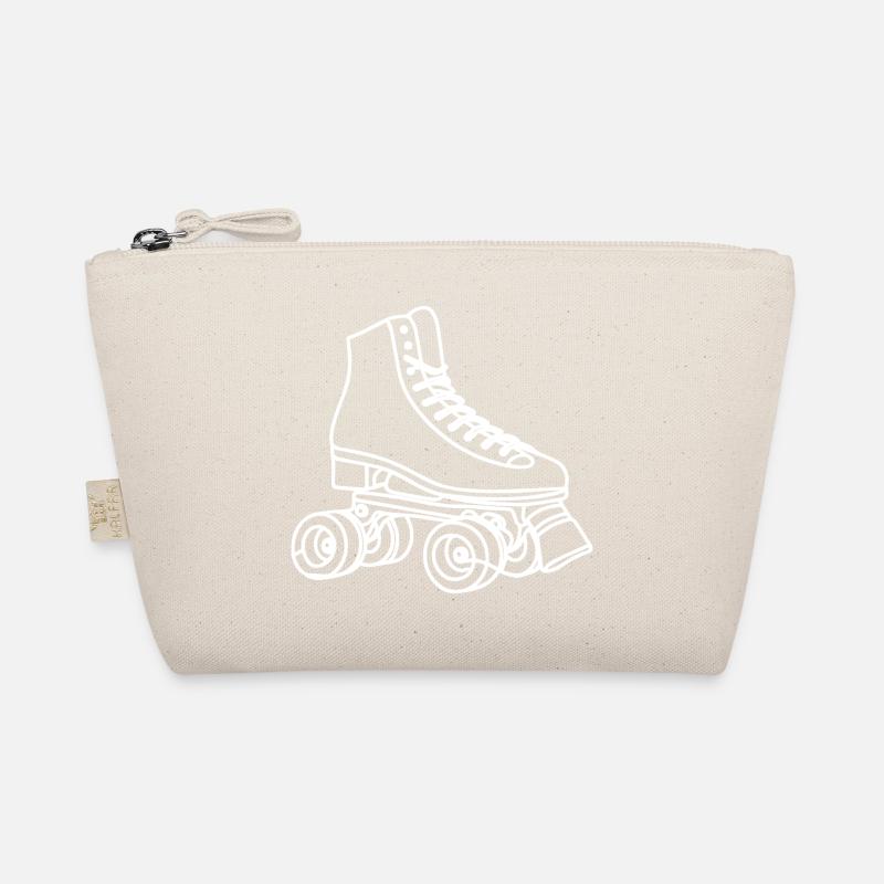 Roller Skates Drawing Organic Pouch