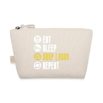 Mange, dorme, baisse de tonnes, répète, drôle de camionneur. - Trousse biologique - nature - Devant