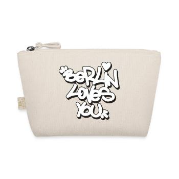 BLY - Berlin loves you - Tag - Organic Pouch - nature - Front