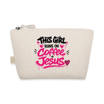 Coffee Jesus Graffiti - Organic Pouch - nature - Front