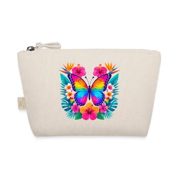 Bunter Tropen-Schmetterling - Bio-Täschchen - Natur - Vorne