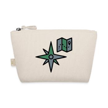 Compass Map Hiking Geocaching Survival - Organic Pouch - nature - Front