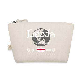 Leeds England Streetwear Reise Souvenir - Bio-Täschchen - Natur - Vorne