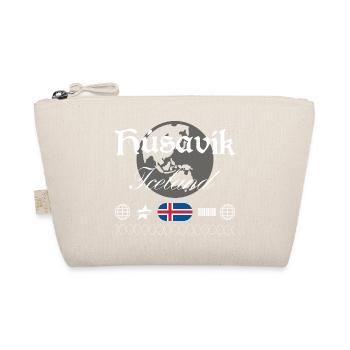 Húsavík Island Streetwear Reise Souvenir - Bio-Täschchen - Natur - Vorne