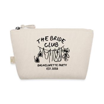 Chemise de mariée Bachelor Party 2026 - Trousse biologique - nature - Devant