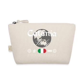 Catania Italien Streetwear Reise Souvenir - Bio-Täschchen - Natur - Vorne