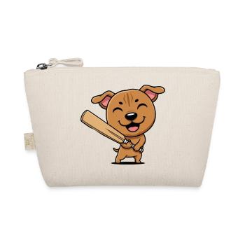 Chiot de dessin animé de baseball mignon - Trousse biologique - nature - Devant
