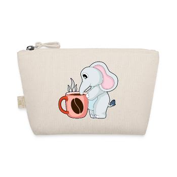 Elephant Coffee Mug - Organic Pouch - nature - Front