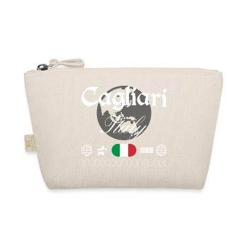 Cagliari Italien Streetwear Reise Souvenir - Bio-Täschchen - Natur - Vorne