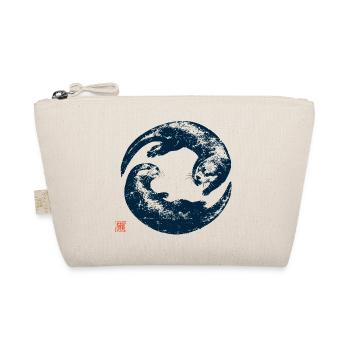 Zen Otter mit Kanji Stempel - Bio-Täschchen - Natur - Vorne