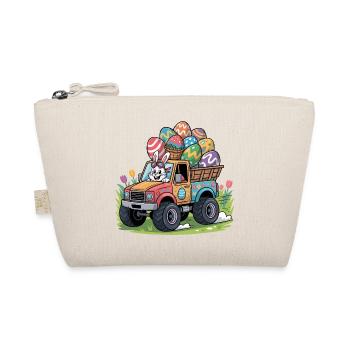Joyeuse Pâques, douce chasse aux œufs du lapin, œufs de Pâques - Trousse biologique - nature - Devant