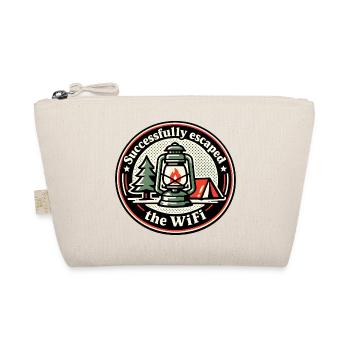 Campfire instead of Wi-Fi - Organic Pouch - nature - Front