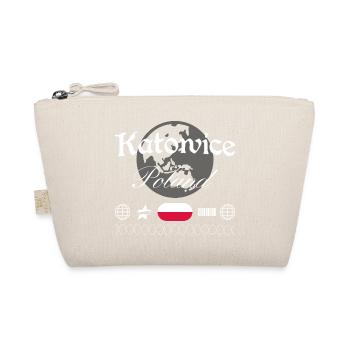 Katowice Poland Streetwear Travel Souvenir - Organic Pouch - nature - Front