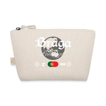 Braga Portugal Streetwear Reise Souvenir - Bio-Täschchen - Natur - Vorne