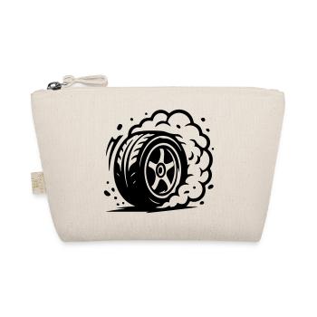 Car Tire Drifting Icon - Organic Pouch - nature - Front